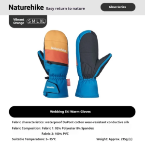 Утепленные варежки Naturehike Sorona® Aura