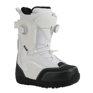 Vamei PRO Frosted White Dual Knob Snowboard boots